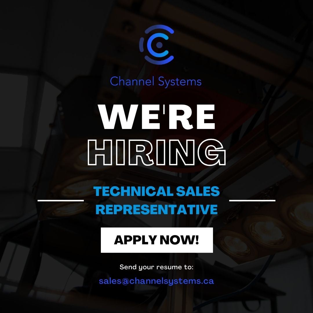 Channel Systems is hiring a technical sales representative Channel Systems is hiring a technical sales representative